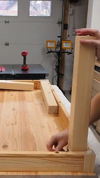 Like the idea with folding legs? Then click the link and find many others in our collection of 16000 woodworking "Done-For-You" Plans with step-by-step Blueprints. Credit: @diymontreal #diyfurniture #woodworkingshopprojects #beginnerwoodworkingprojects #woodworkingprojectsthatsells #easywoodworkingprojects #woodworkingfurnitureplans #diyprojects #woodworkingprojects #woodworkingplans #woodworkingtechniques #diy #easywoodworkingprojects