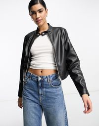 Manteaux et vestes par ASOS DESIGN Il ne te reste plus qu'à l'enfiler avant de partir Col montant Fermeture zippée Poches latérales Coupe classique