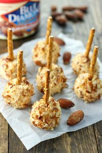 Mini Smokehouse Almond Cheese Balls