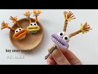 How To Crochet Key Cover | Lovely Key Case Crochet Tutorial✨ - YouTube