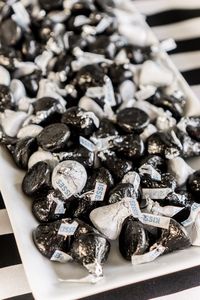 Awesome black and white party ideas that are perfect for New Year's Eve or any time of year! Black and white party games, decorations, and more!