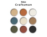 Craftsman Dulux (Canadian Color Codes) paint palette features warm colors, some slightly muted, with an earthy quality and timeless feel. Picking the perfect paint color for your home should be a fun and easy experience! My paint color palette includes nine coordinating colors that are complementary to each other and w