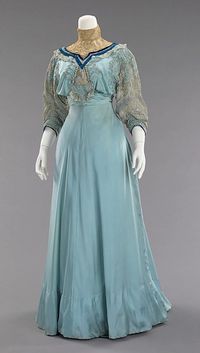 Afternoon Dress Made Of Silk, By Jeanne Paquin, House Of Paquin - French  c.1906-1908  -  The Metropolitan Museum of Art