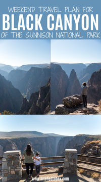 If you like canyons, Black Canyon of the Gunnison National Park is not one to miss. These steep cliffs of dark rock offer visitors a very different experience from the vast landscapes of Grand Canyon or Canyonlands National Park, where the canyon edges fade into the distance. Here at Black Canyon of the Gunnison, you get a much closer look at the opposing canyon walls, which makes for some pretty impressive drop-offs.