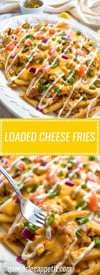 Loaded Cheese Fries ~ Recipe | Queenslee Appétit