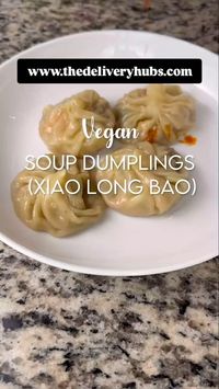 Vegan Soup dumplings for detail recipe visit website link in bio #healthyeating #foodie #plantbased #easyrecipes #reels #veganrecipes #veganfood #veganfood #healthyliving #homecooking #usfoodie #dumpling #dumplingsoup #dumplinglove