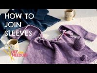 Joining sweater sleeves & Knitting neckline short rows | STEP 3 Zadie Sweater Knit-Along - YouTube