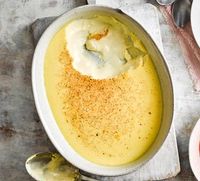 Baked egg custard