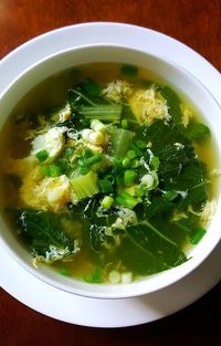 Bok Choy Egg Drop Soup Low Car Keto Healthy Eating Paleo Whole30 Primal