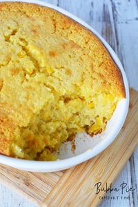 Easy Corn Pudding Casserole - BubbaPie