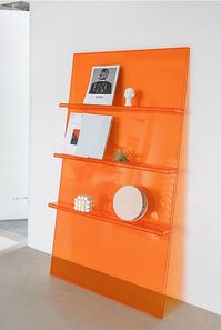 acrylic bookshelf