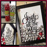 Dollar Store Crafter: DIY 'Jingle All The Way' Wall Art                                                                                                                                                                                 More