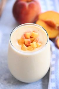 Sunrise Peach Orange Protein Smoothie