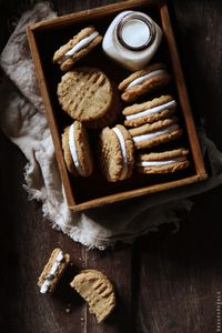 Peanut Butter & Marshmallow Sandwich Cookies