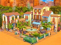 The Sims Resource - Italian Village Square - no CC