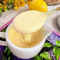 Easy Immersion Blender Hollandaise Sauce - GettyStewart.com