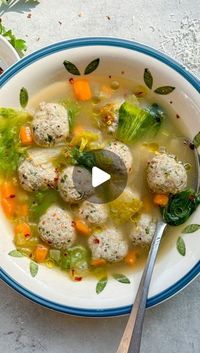 Ronny Lvovski on Instagram: "Italian Wedding Soup (Minestra Maritata)… super easy, healthy and so comforting. I made turkey meatballs for a much lighter and easier version of the classic Italian dish, but the idea is the same - to “marry” the meat and greens in a delicious broth. Turkey is by far my meat of choice here. It gets super tender and doesn’t leave you with a cloudy broth. I also love using escarole, but you can sub spinach, kale, chard, chicory or any leafy green. To save a lot of time in the kitchen, I grabbed some @kettleandfire Organic Chicken Broth. It’s delicious, made with organic and free-range chicken bones, all natural ingredients, no sugars, no starches, no junky fillers. You can definitely finish the soup with some pasta for a heartier dish, or keep things Paleo and W