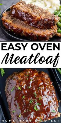 This easy meatloaf recipe is everyone’s favorite comfort food. Get your family to enjoy the great taste of meatloaf with this easy-to-follow recipe from Home. Made. Interest. It’s a great comfort food that is classic, delicious, and with this recipe it is so easy to make! Perfect for dinner on busy weeknights!