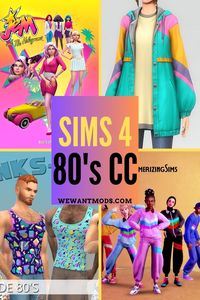 Enjoy the retro vibes with this collection of sims 4 80s cc. From 1980s neon clothing, 80s makeup, 80s shoes & 80's accessories, this list of 80s custom content has it all.