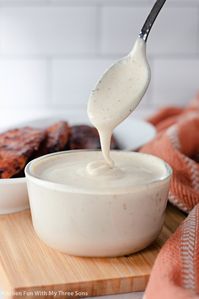 For a creamy and tangy take on barbecue sauce, make this fantastic Alabama White BBQ Sauce! So simple to whip up in minutes, you'll love serving this special sauce with grilled meats, chicken wings, or even on hamburgers.