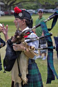 Animal bagpipes cover.