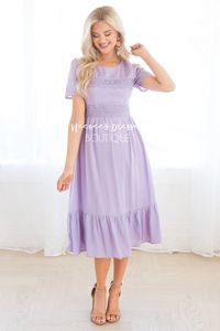 The Treena Modest Mid-Length Dress - NeeSee's Dresses