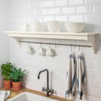 TORNVIKEN wall shelf, off-white, 471/4" - IKEA