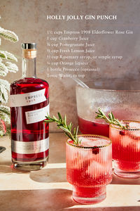 'Tis the season to be jolly, and what better way to celebrate than with a burst of cranberry, pomegranate, orange, and rosemary flavors! Join the party with @Join_Jules’ Holly Jolly Gin Punch! ❤️