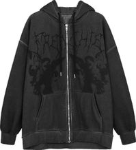 FREE SHIPPING 30 DAYS RETURN EASY PAYMENTY2K Vintage Angel Print Oversized Hoodies Zip Up Women Grunge Streetwear Jacket REVIEWS The product came very well packaged. I'm very happy. thank you for everything. Seller strongly recommended. This is great! I definitely recommend! Product looks amazing Delivery was fast. Excellent seller, great communication. I advise everyone