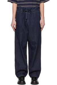 KAPTAIN SUNSHINE: Blue Traveller Easy Jeans | SSENSE