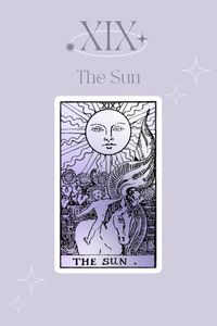 The Sun tarot card represents abundance, prosperity, and happiness. Usually signifies that happiness, prosperity and even a marriage is on the way in upright position.