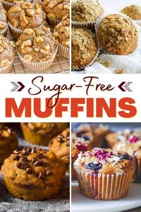 Start your morning the right way with these easy and delicious sugar free muffins. One bite, and you'll totally forget that they're healthy-(ish)!