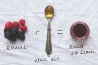 DIY berry lip stain