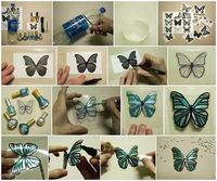 DIY Butterflies Made From Plastic Bottles