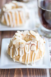 Mini Almond Bundt Cakes