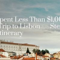 Hotels Above Par l Boutique Hotels & Travel on Instagram: "While European travel can often come with a high price tag (hello, London and St. Tropez), Lisbon is an exception. One of our travel editors escaped to Portugal’s capital city for a long weekend, and here’s the exact itinerary they followed to keep the total trip cost under $1,000. Swipe through here or click the link in our bio to discover where to stay, eat, and what to do for a budget-friendly weekend abroad. 💸"