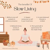 "The great benefit of slow living is reclaiming the time & tranquility to make meaningful connections - with our loved ones, with nature… | Instagram