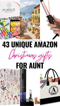 Discover 43 best Christmas gifts for your aunt. Thoughtful and unique Christmas presents for aunt to make her holiday special and show love and appreciation! Holiday gift guide for aunt | Christmas gift guide for aunt