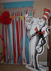 Dr Suess Cat in the Hat photo backdrop