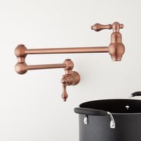 Vivan Retractable Wall-Mount Pot Filler Faucet,