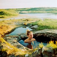 Iceland..the best hot pools ever! Landbrotalaug, Iceland