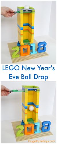 New Year's Eve for Kids - Build a LEGO Ball Drop!