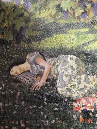 Il sogno del melograno 1912 Felice Casorati