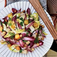 Endive Salad with Persimmons and Hazelnuts Recipe