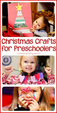 Simple Christmas Crafts for Preschoolers