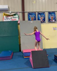 Balance Gymnastics & Wellness on Instagram: “Learning a power hurdle can be tricky. These two stations help make power hurdles easy & FUN!!🥳🥳 • • • #gymnastics #gymansticsdrills…”