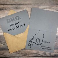 Circle Game Best Man/Groomsman Proposal Card. Funny Will You | Etsy