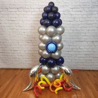 Spaceship Balloon Column Tutorial and Plans (Download Now) - Etsy