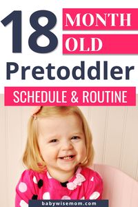 18 month old pretoddler schedule and routine. 18 month old schedule. Pretoddler schedule for baby’s 76-77th weeks. 76-week-old and 77-week-old pretoddler routine and daily life. Learn about sleeping tips when your pretoddler won't stay in pajamas and how to handle your pretoddler getting into everything.