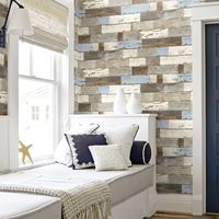 Colorful Shiplap Peel and Stick Wallpaper Single Roll